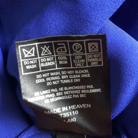 Ted Baker Silk Dress, Sleeveless, Blue Size 2 - Picture 5 of 11